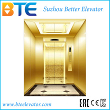 Ce Golden Color and Stable Passenger Lift with Small Machine Room